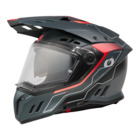 Шлем кроссовый со стеклом O'NEAL Sierra RS Echo Red, глянец