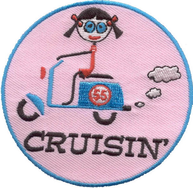 Нашивки 06421123 Нашивка VESPA cruisin