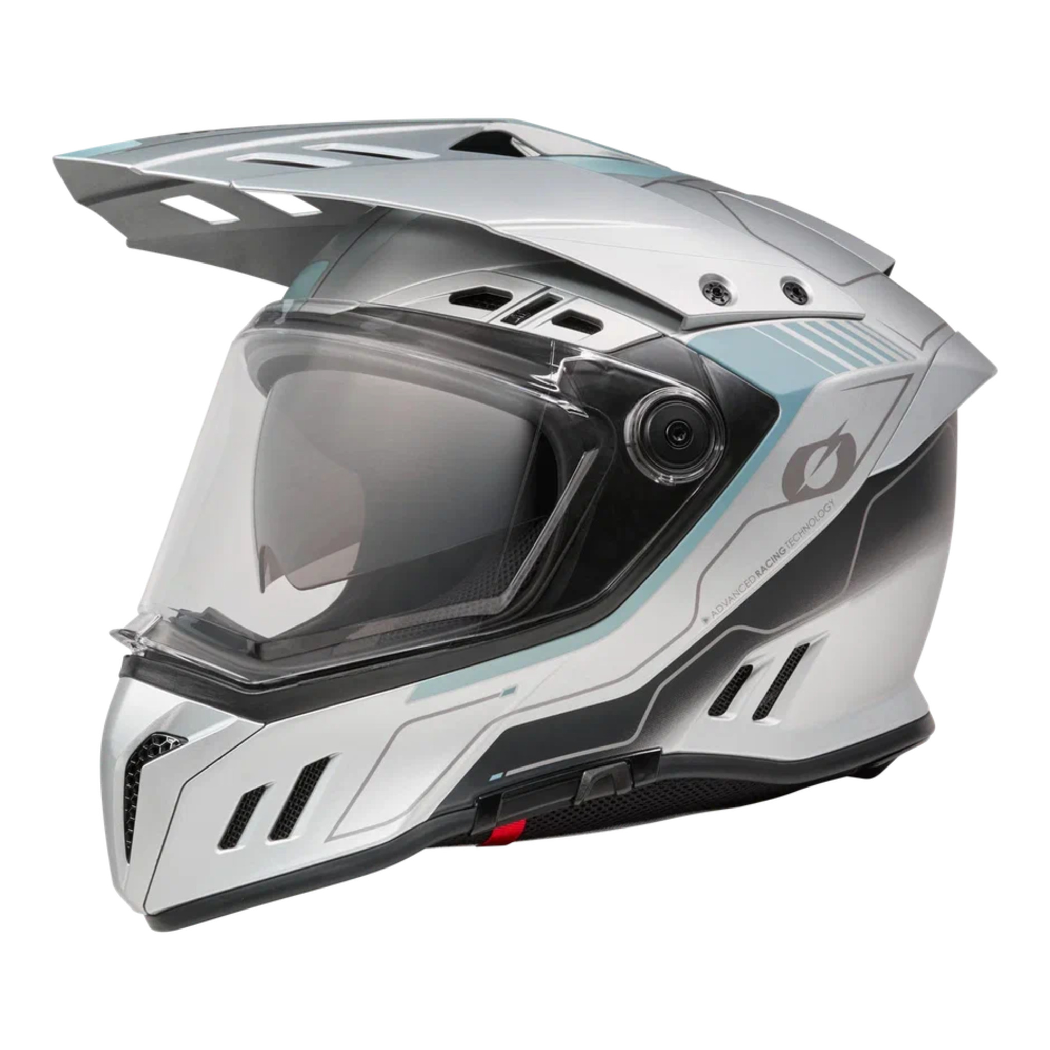 ONEAL Шлем кроссовый со стеклом ONEAL Sierra RS Echo Blue, глянец