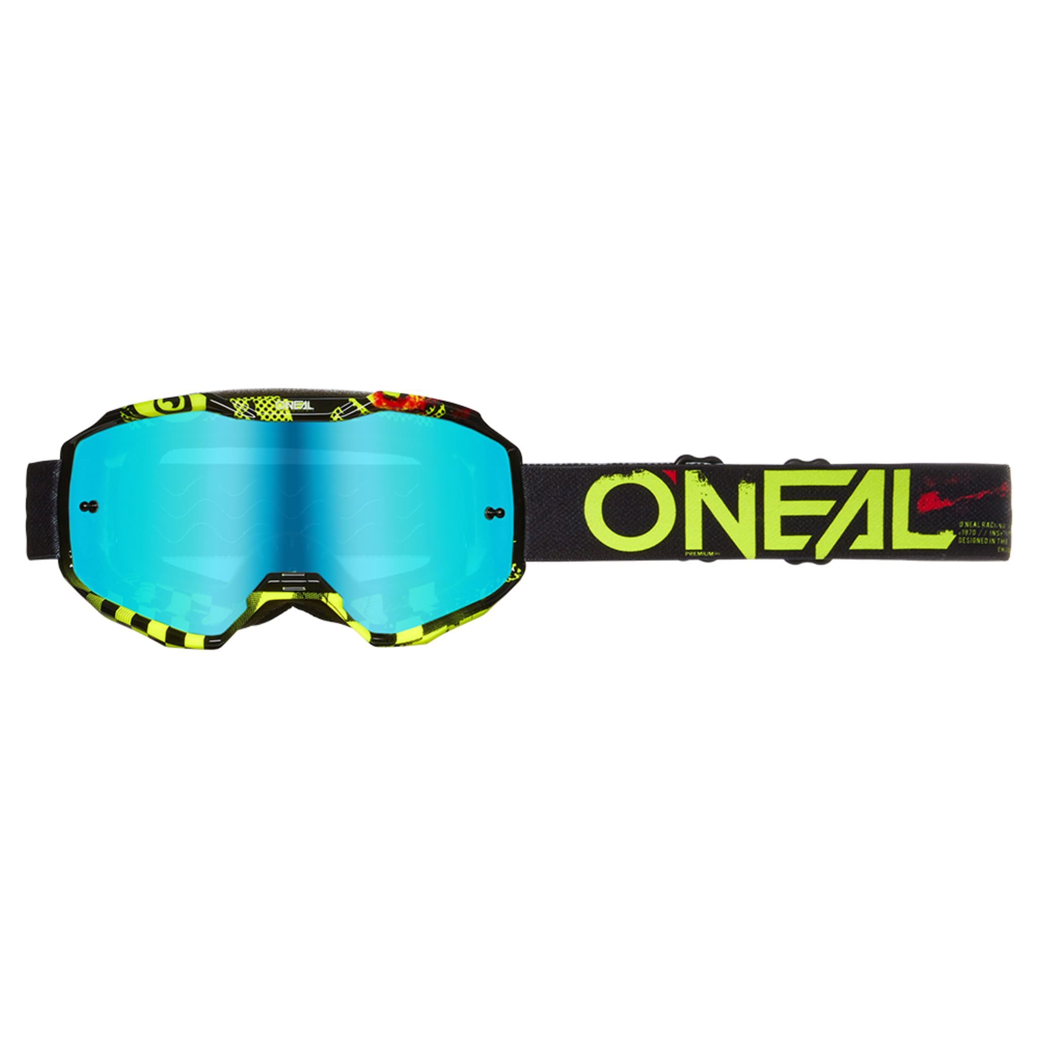 ONEAL Маска кроссовая ONEAL B-10 Attack V.24, желтый, иридиевые линзы ONEAL Маска кроссовая ONEAL B-10 Attack V.24, желтый, иридиевые линзы