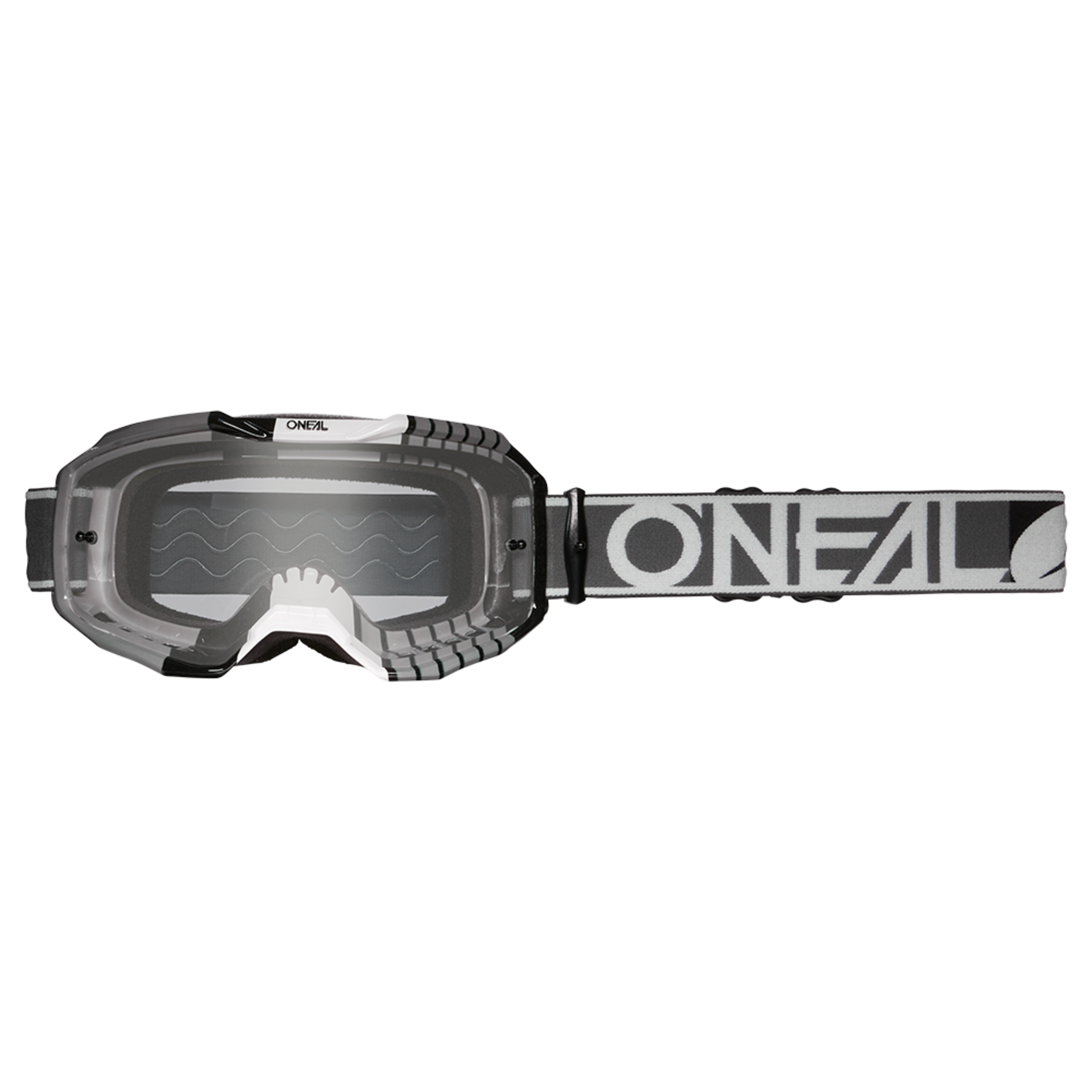 ONEAL Маска кроссовая ONEAL B-10 Duplex V.24, серый, прозрачные линзы