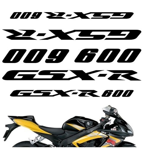 CRAZY IRON Наклейка на пластик, Suzuki GSXR 600 (decals_gsxr600) CRAZY IRON Наклейка на пластик, Suzuki GSXR 600 (decals_gsxr600)