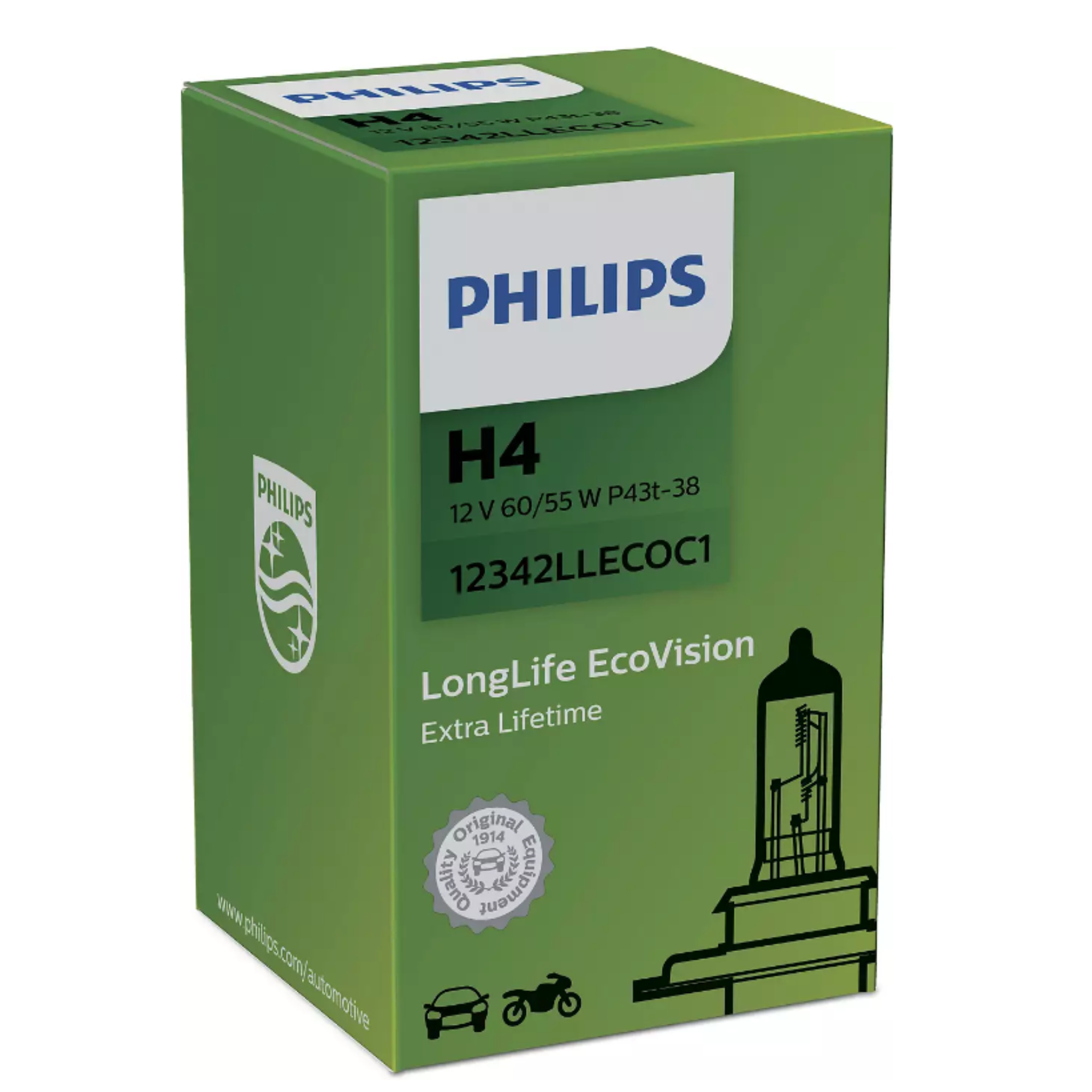 Philips Лампочка головного света H4 Philips Лампочка головного света H4