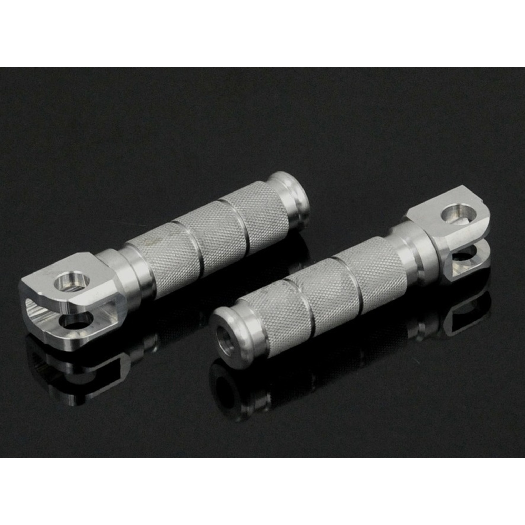 CRAZY IRON Подножки передние Kawasaki CRAZY IRON серебристые тип 1