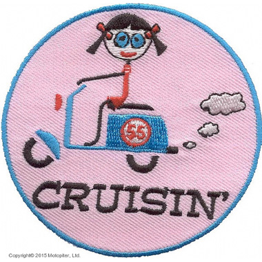 06421123 Нашивка VESPA cruisin