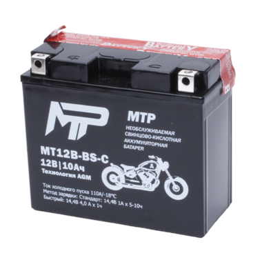 Аккумулятор МТР MT12B-BS-C, 12V, AGM