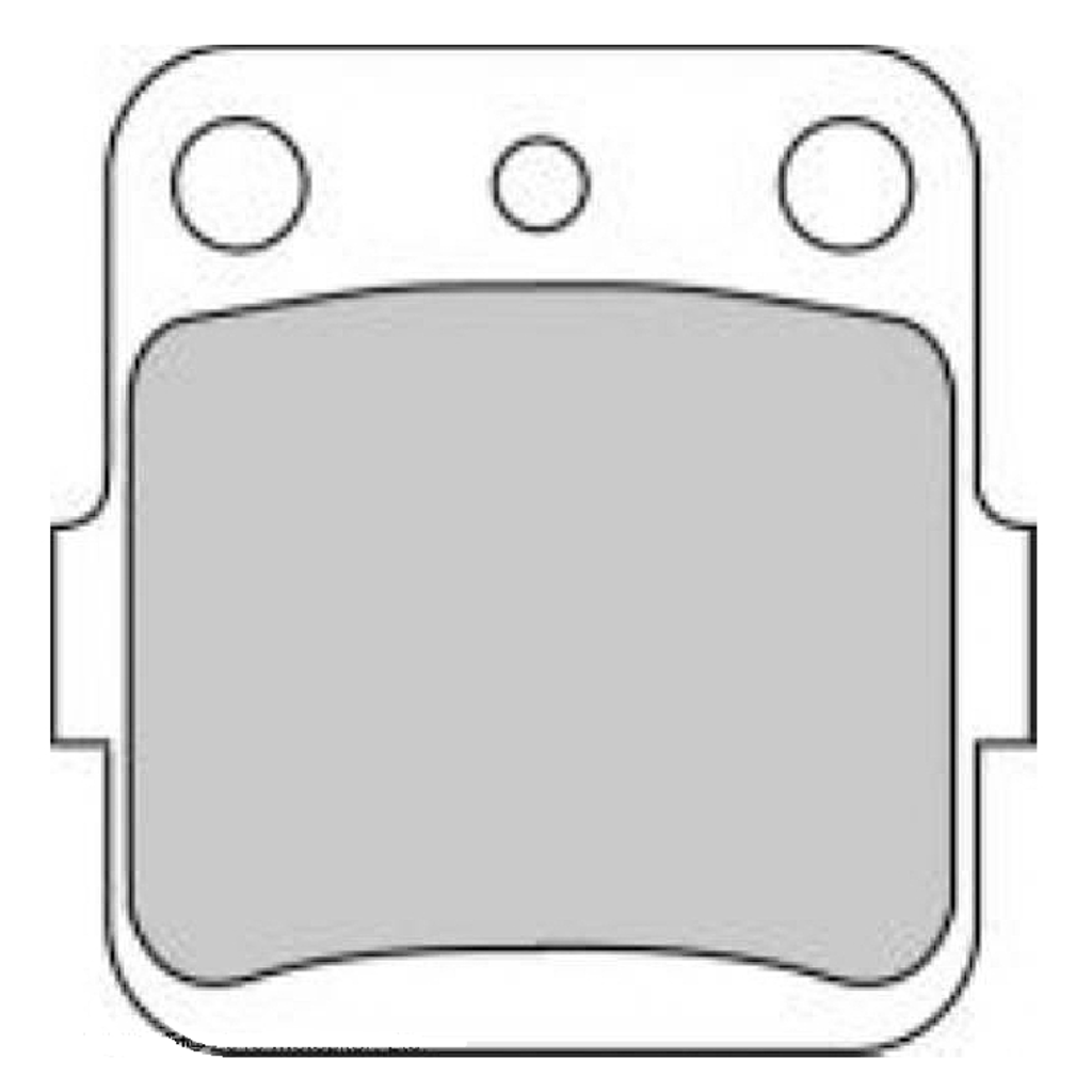 Тормозные колодки дисковые, FERODO(FDB381SG)
