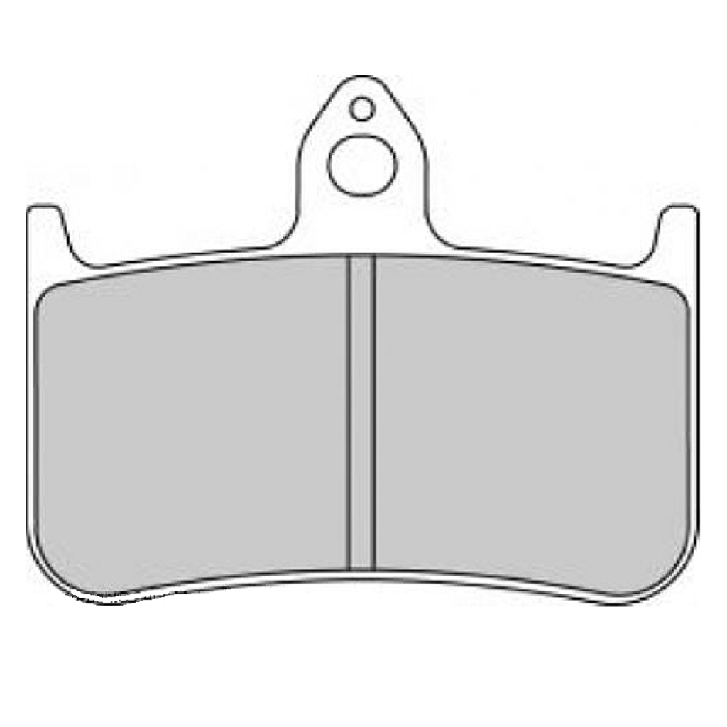 Тормозные колодки дисковые, FERODO(FDB533ST)