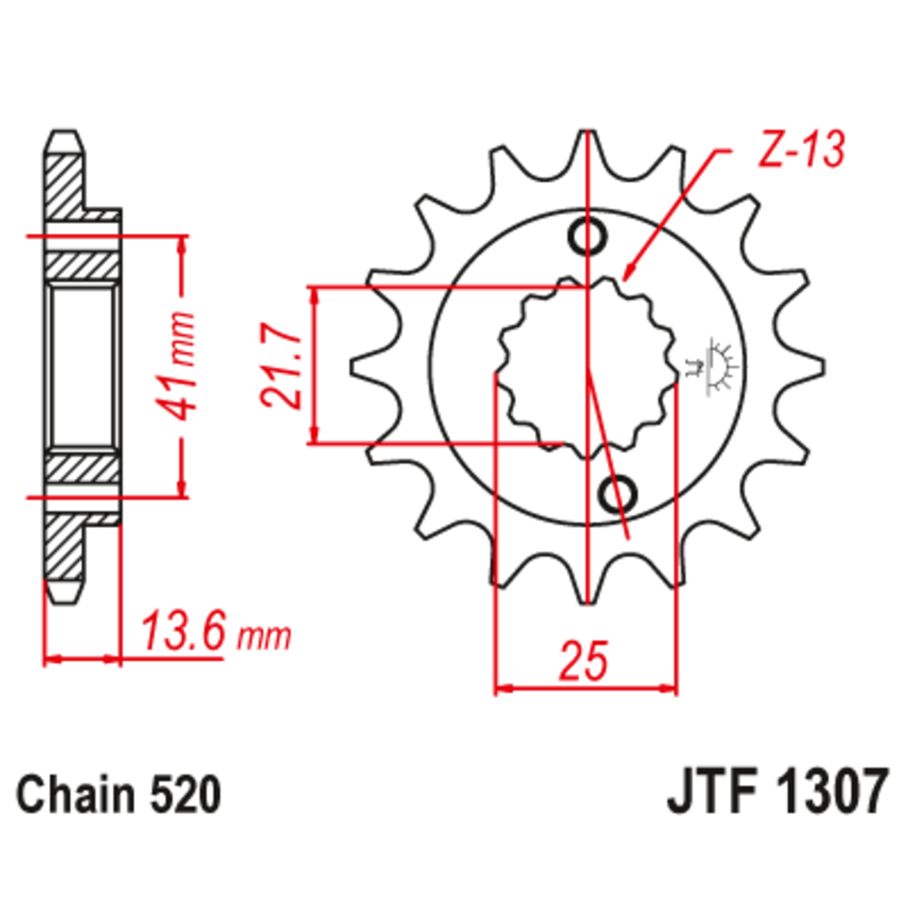 JT Звезда ведущая , JT 1307.15