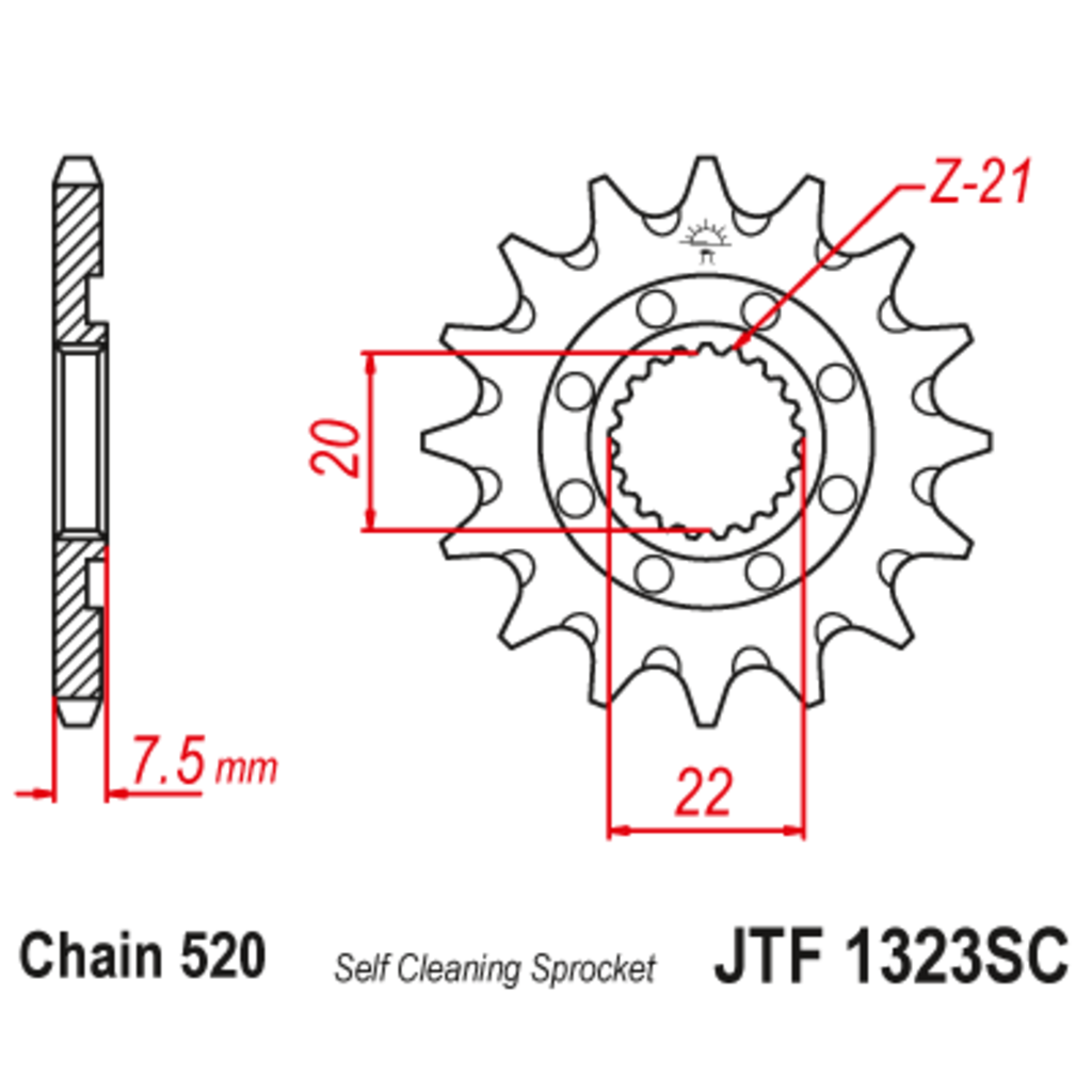 Звезда ведущая , JT 1323.14SC