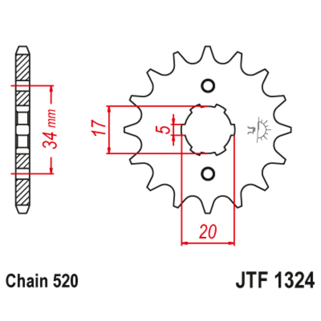 JT Звезда ведущая , JT 1324.13 JT Звезда ведущая , JT 1324.13