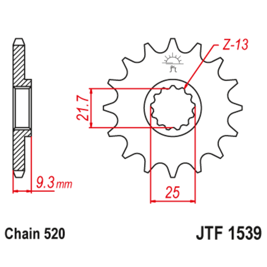 JT Звезда ведущая , JT 1539.14