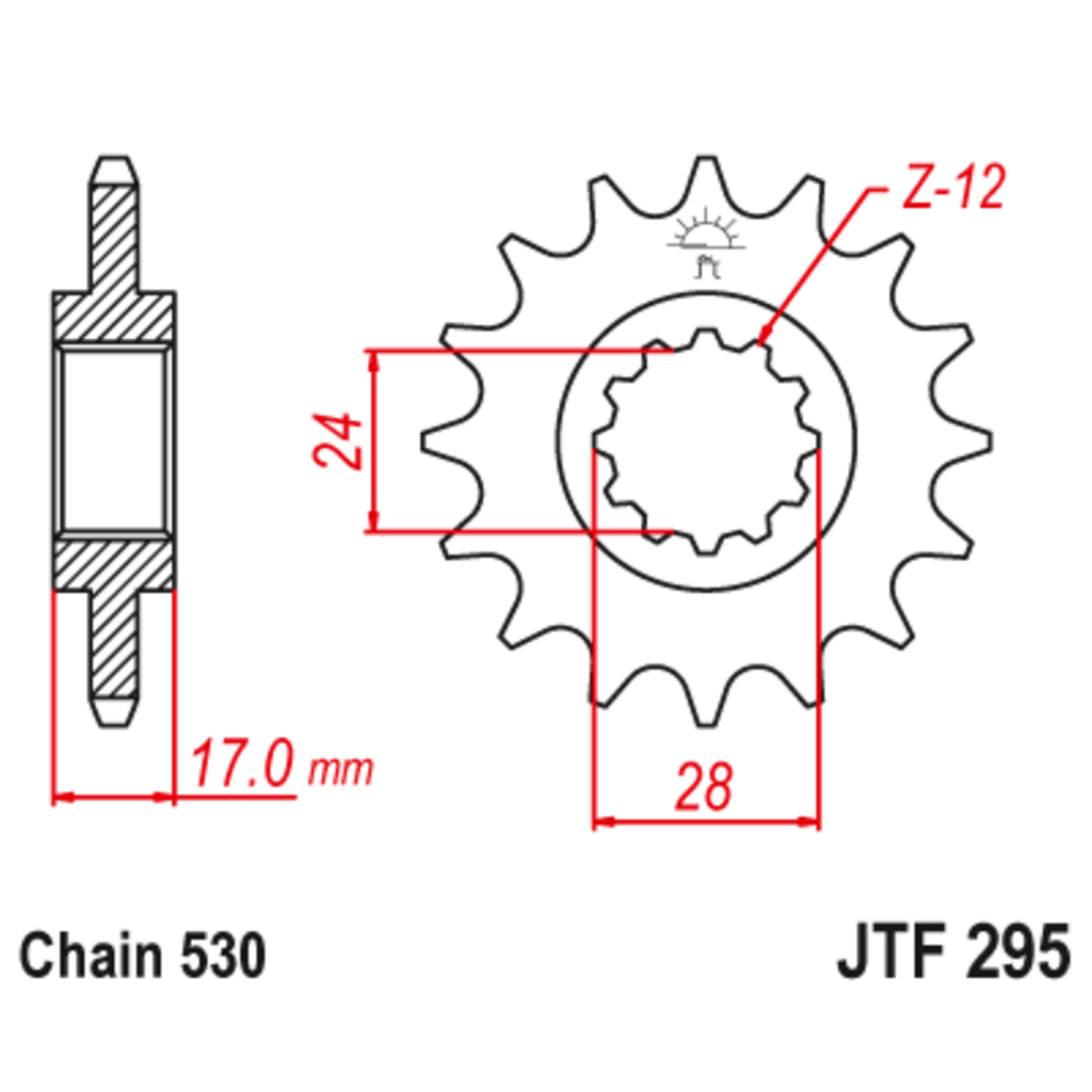 JT Звезда ведущая , JT 295.16 JT Звезда ведущая , JT 295.16