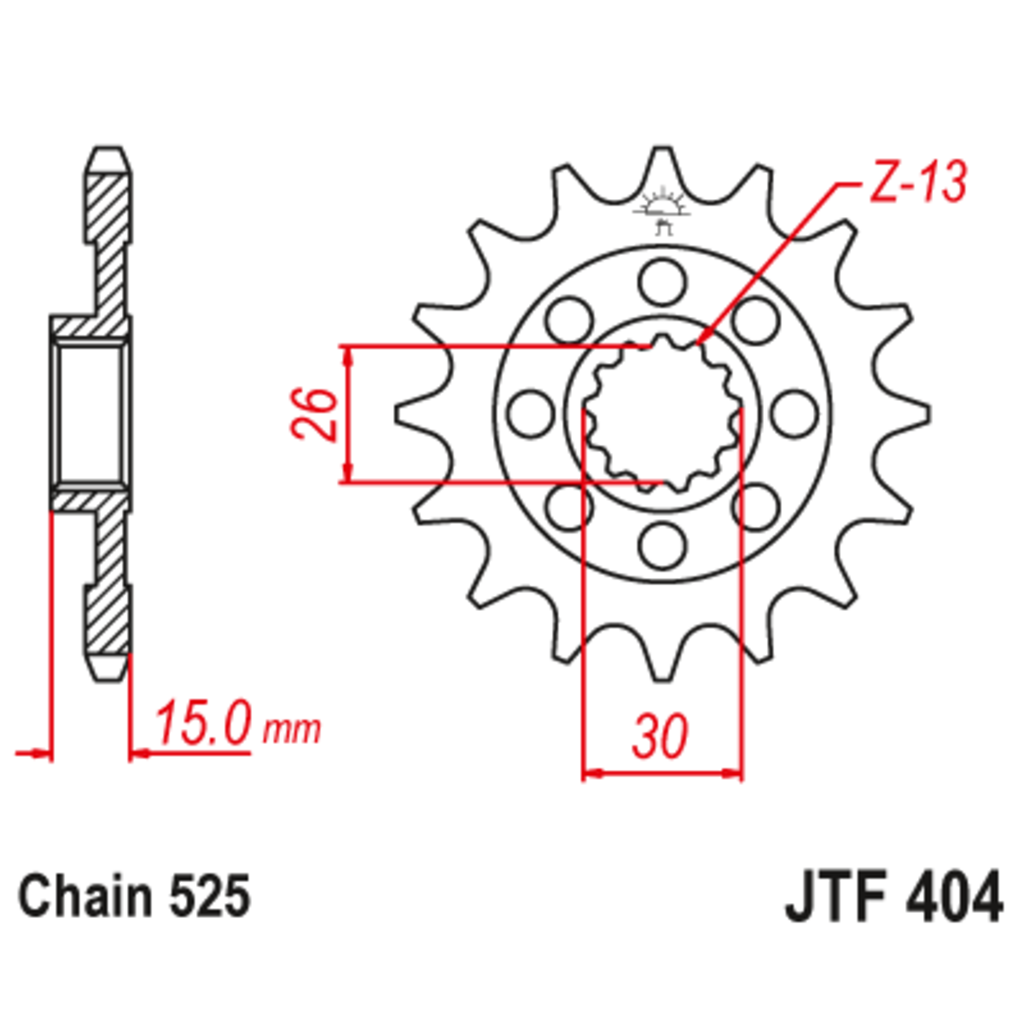 JT Звезда ведущая , JT 404.17 JT Звезда ведущая , JT 404.17