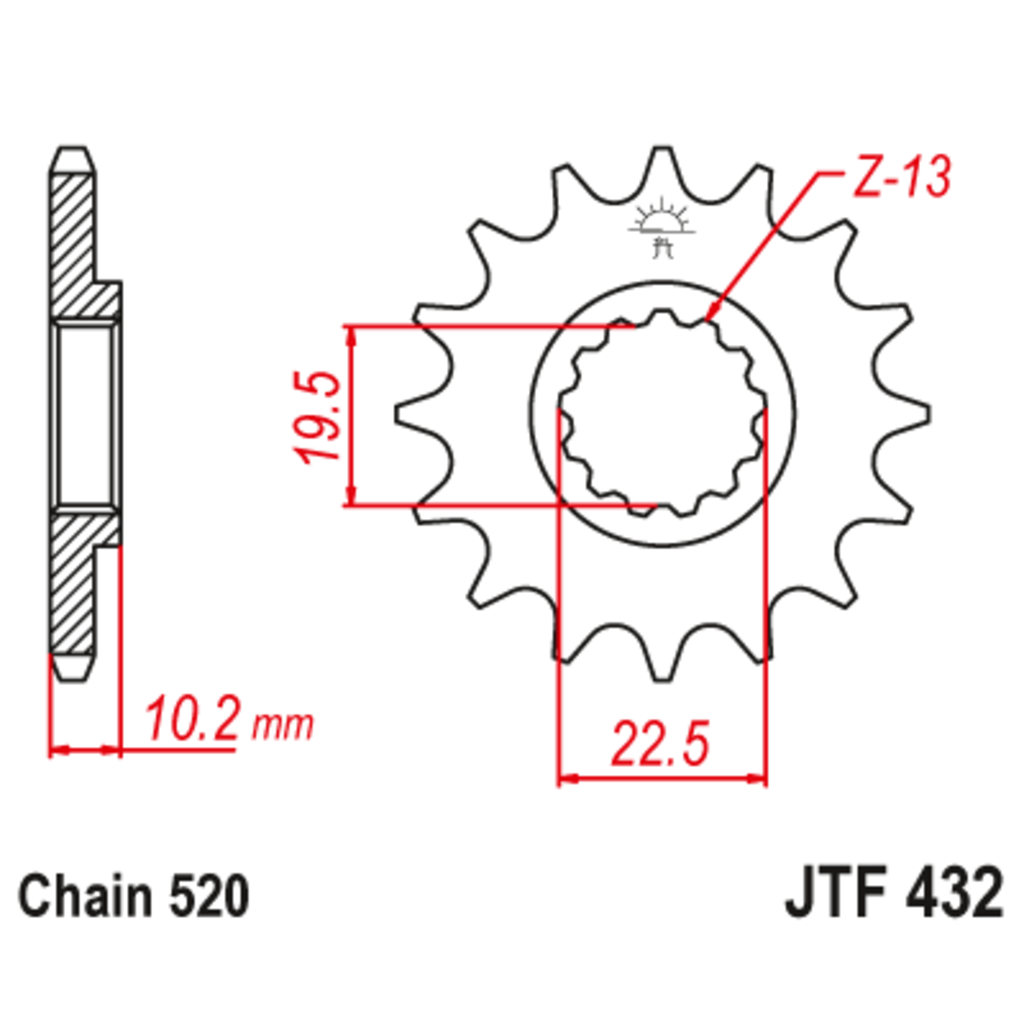Звезда ведущая , JT 432.12