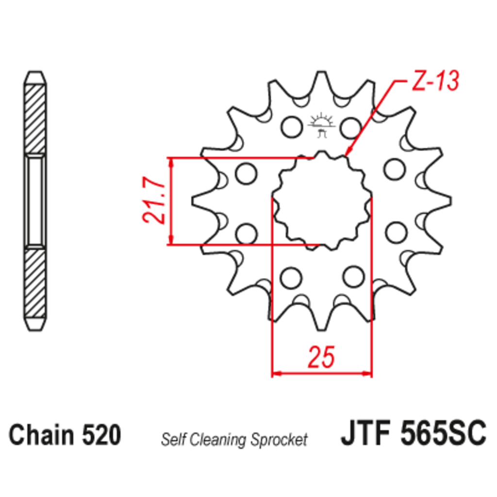 Звезда ведущая , JT 565.12SC
