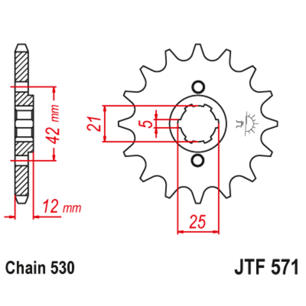 JT Звезда ведущая , JT 571.16 JT Звезда ведущая , JT 571.16