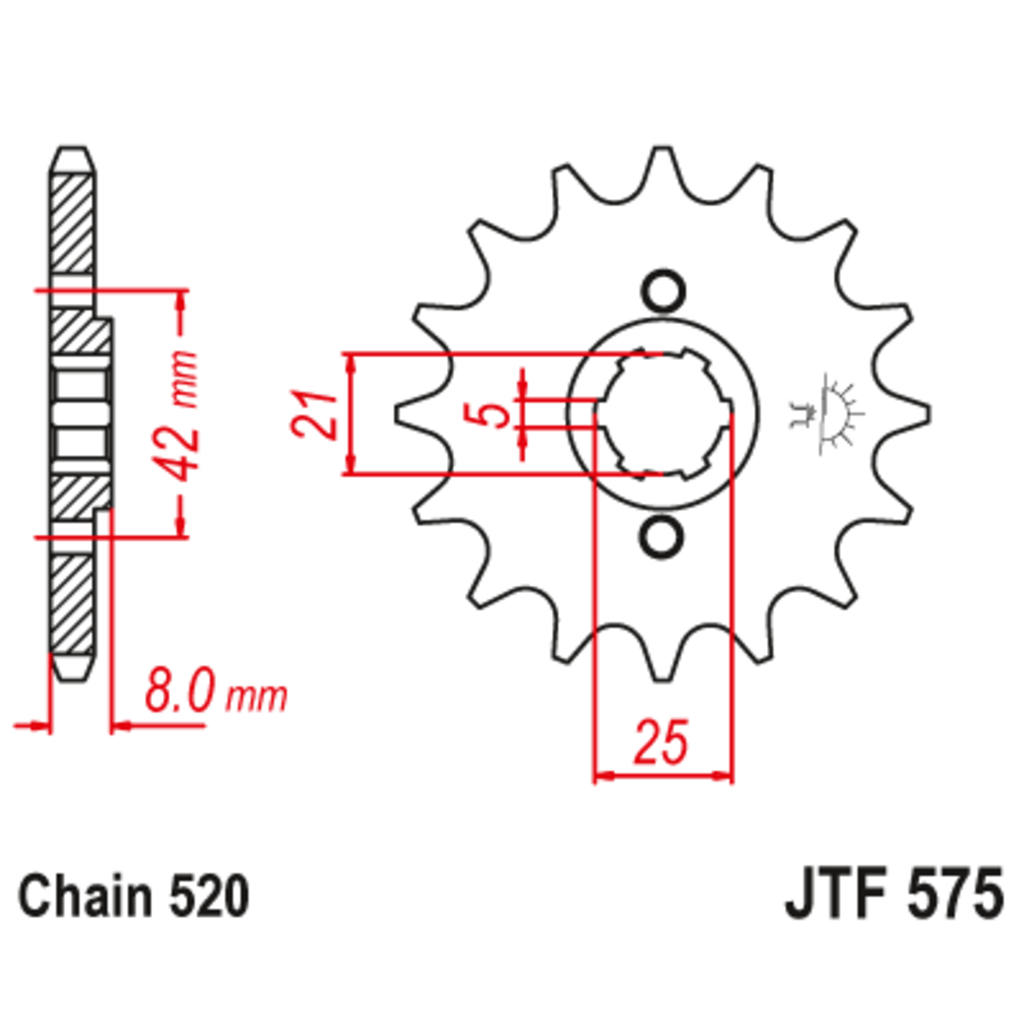JT Звезда ведущая , JT 575.15 JT Звезда ведущая , JT 575.15