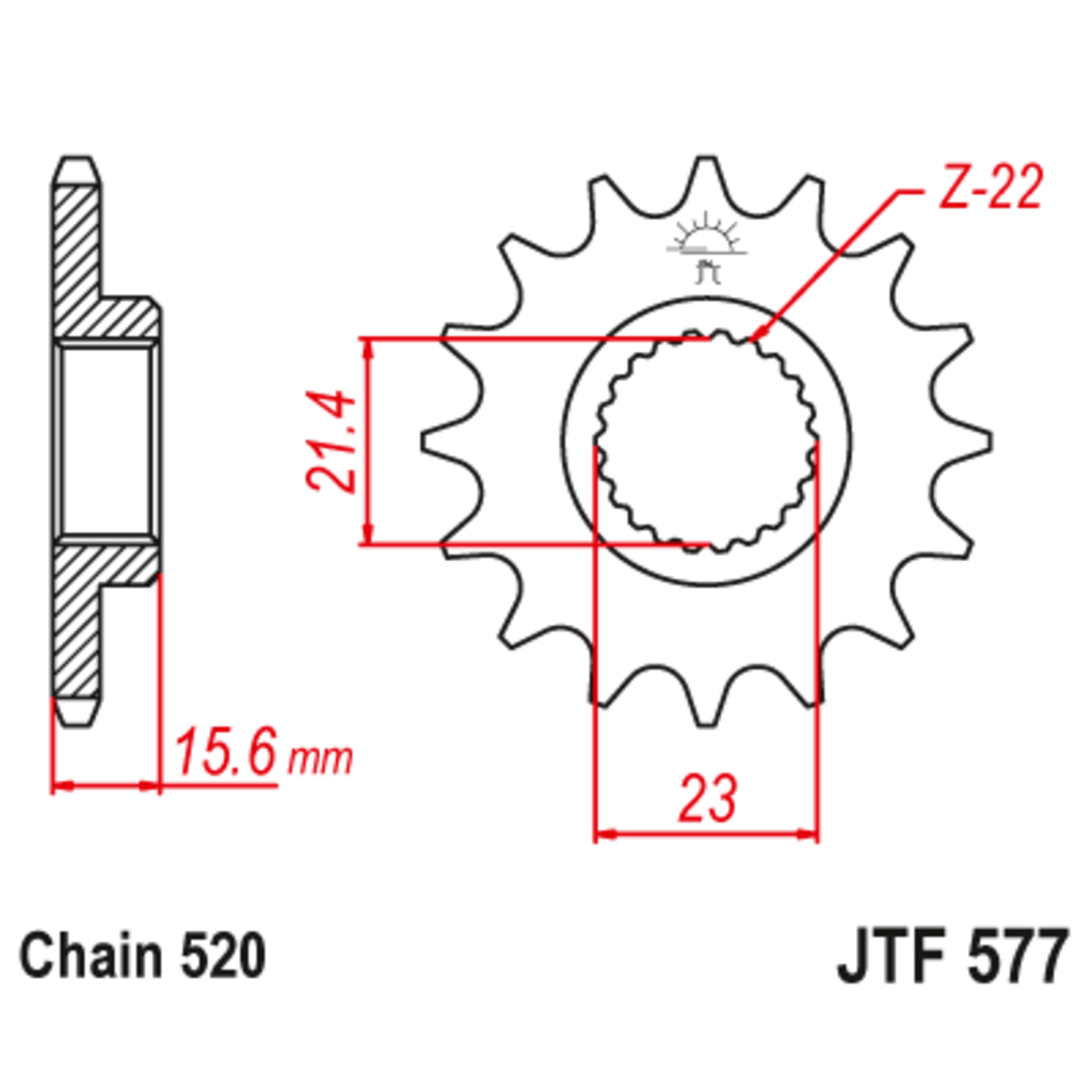 JT Звезда ведущая , JT 577.15 JT Звезда ведущая , JT 577.15