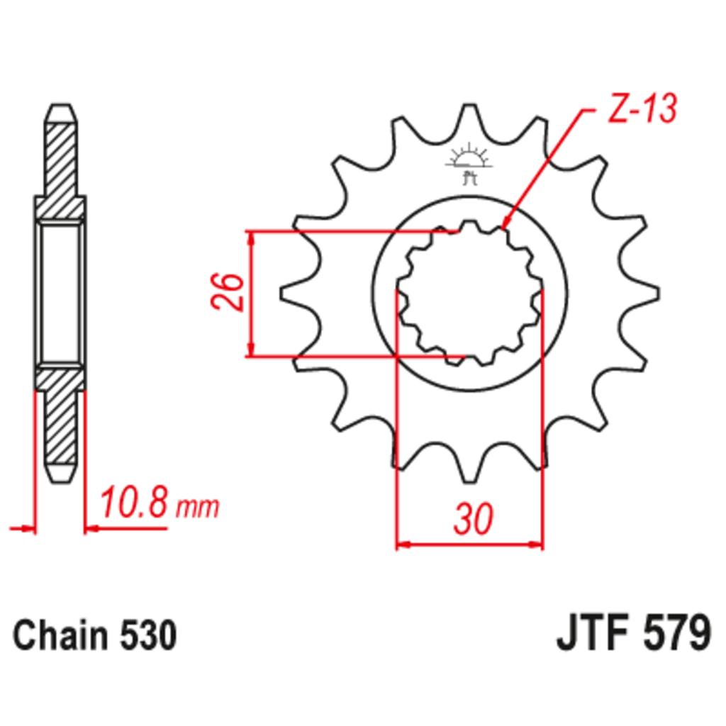 JT Звезда ведущая , JT 579.16 JT Звезда ведущая , JT 579.16