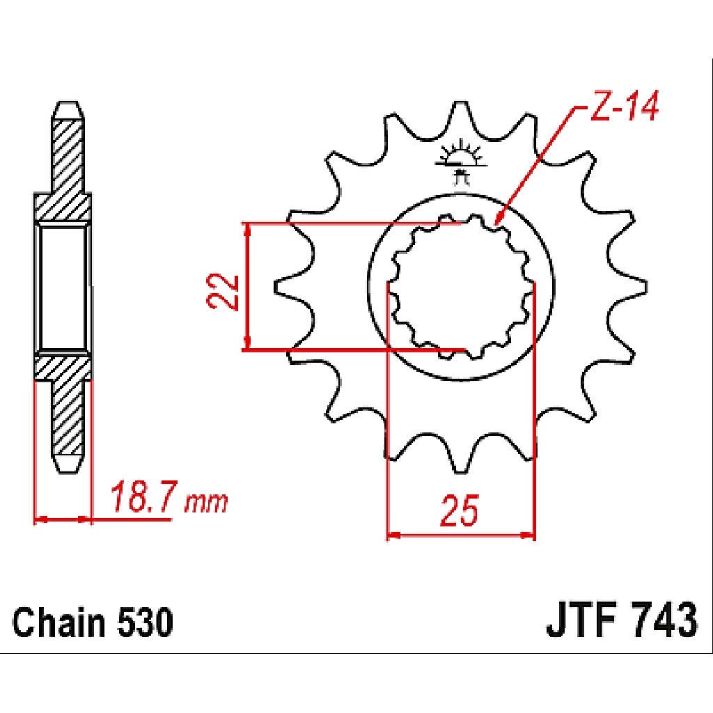 JT Звезда ведущая , JT 743.15 JT Звезда ведущая , JT 743.15