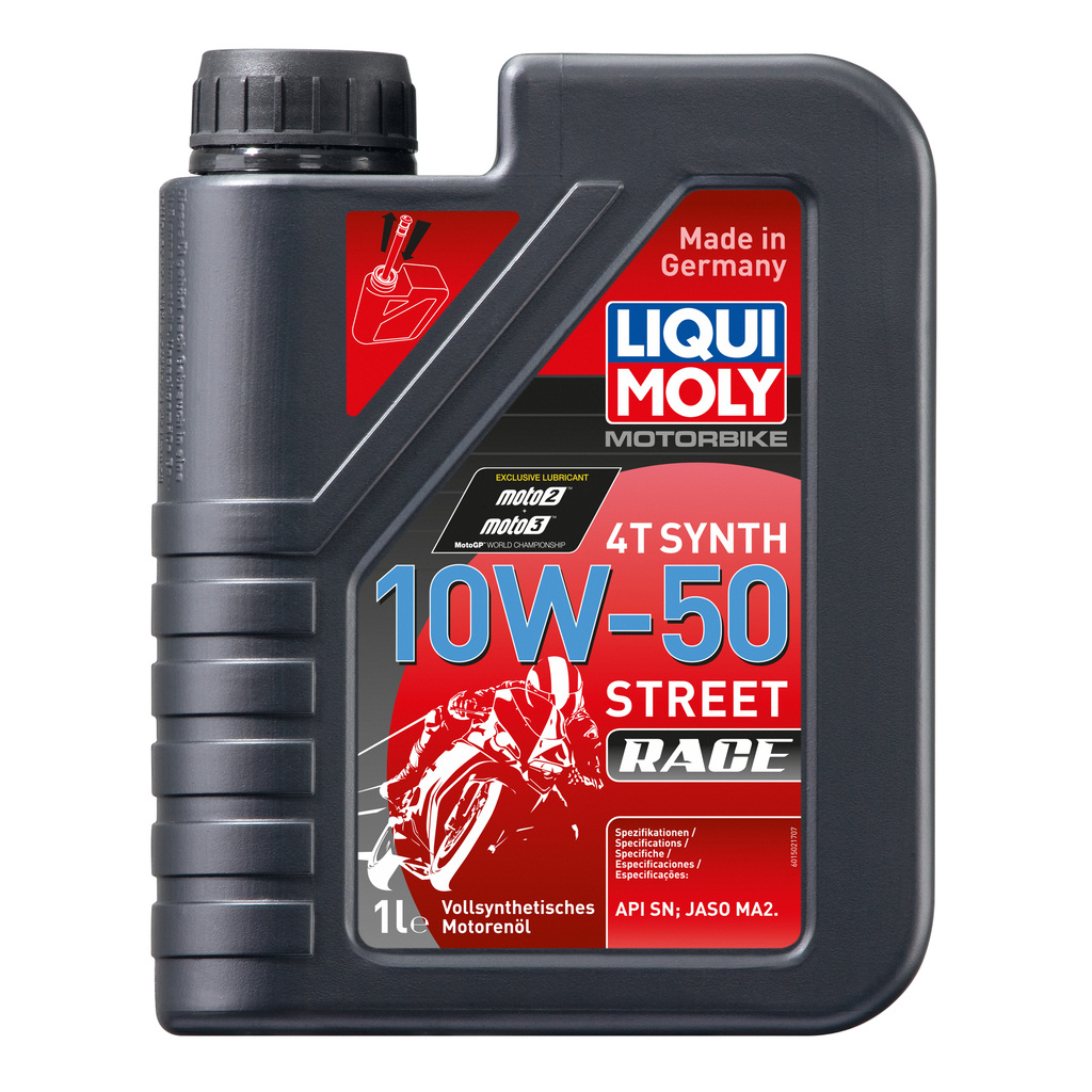LIQUIMOLY Масло моторное LIQUIMOLY RACING 10W-50 4Т, 1 л. (3982/1502)
