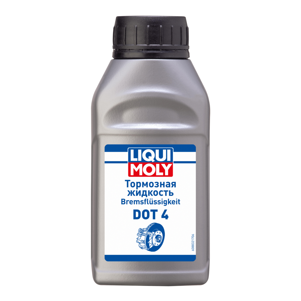 LIQUIMOLY Тормозная жидкость LiquiMoly Dot4 0,25 л LIQUIMOLY Тормозная жидкость LiquiMoly Dot4 0,25 л