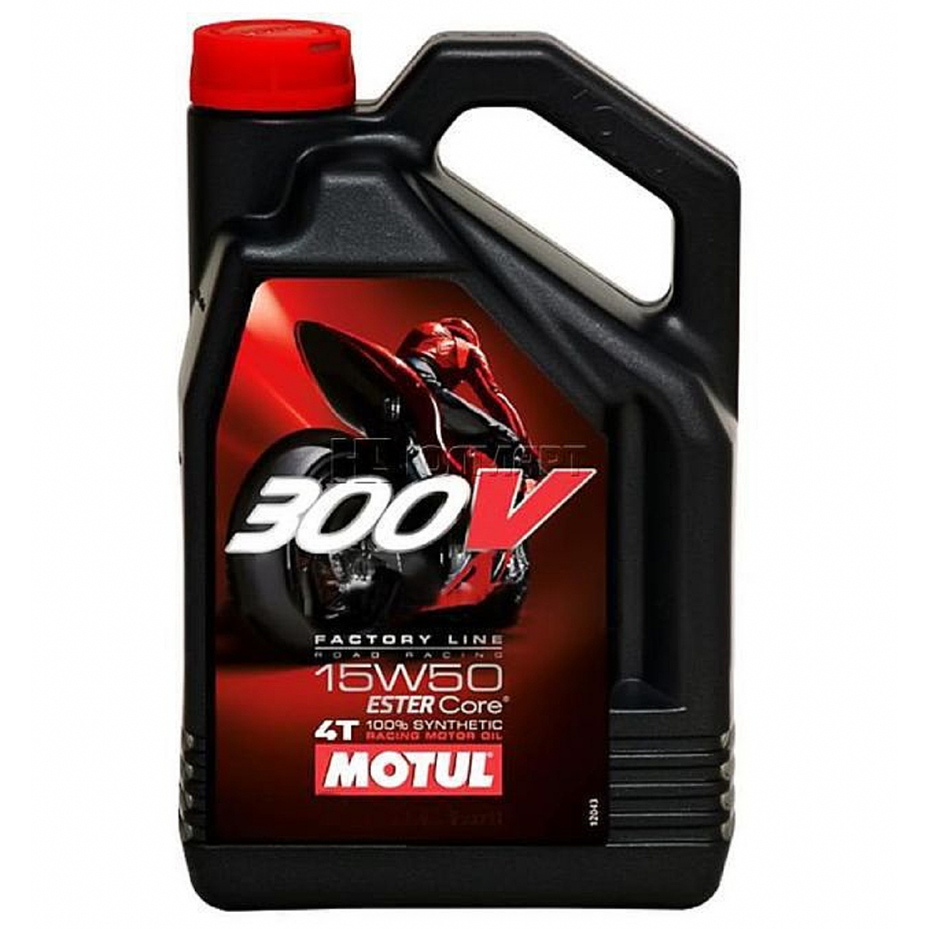 MOTUL Масло моторное MOTUL 300V 15W-50 4Т, 4 л. (104129) MOTUL Масло моторное MOTUL 300V 15W-50 4Т, 4 л. (104129)