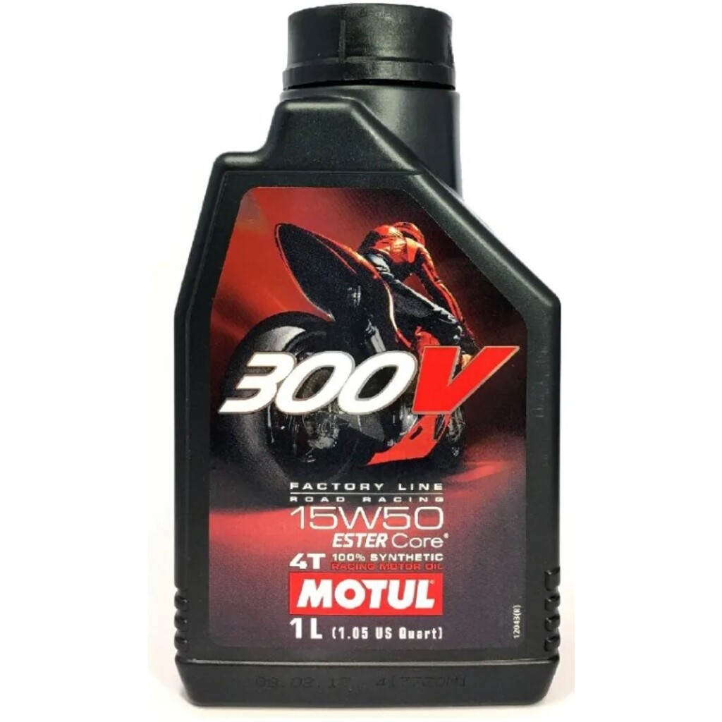 MOTUL Масло моторное MOTUL 300V 15W-50 4Т, 1 л. (104125) MOTUL Масло моторное MOTUL 300V 15W-50 4Т, 1 л. (104125)