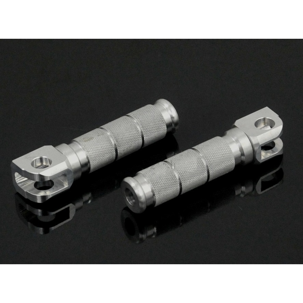 Подножки передние Kawasaki CRAZY IRON серебристые тип 1