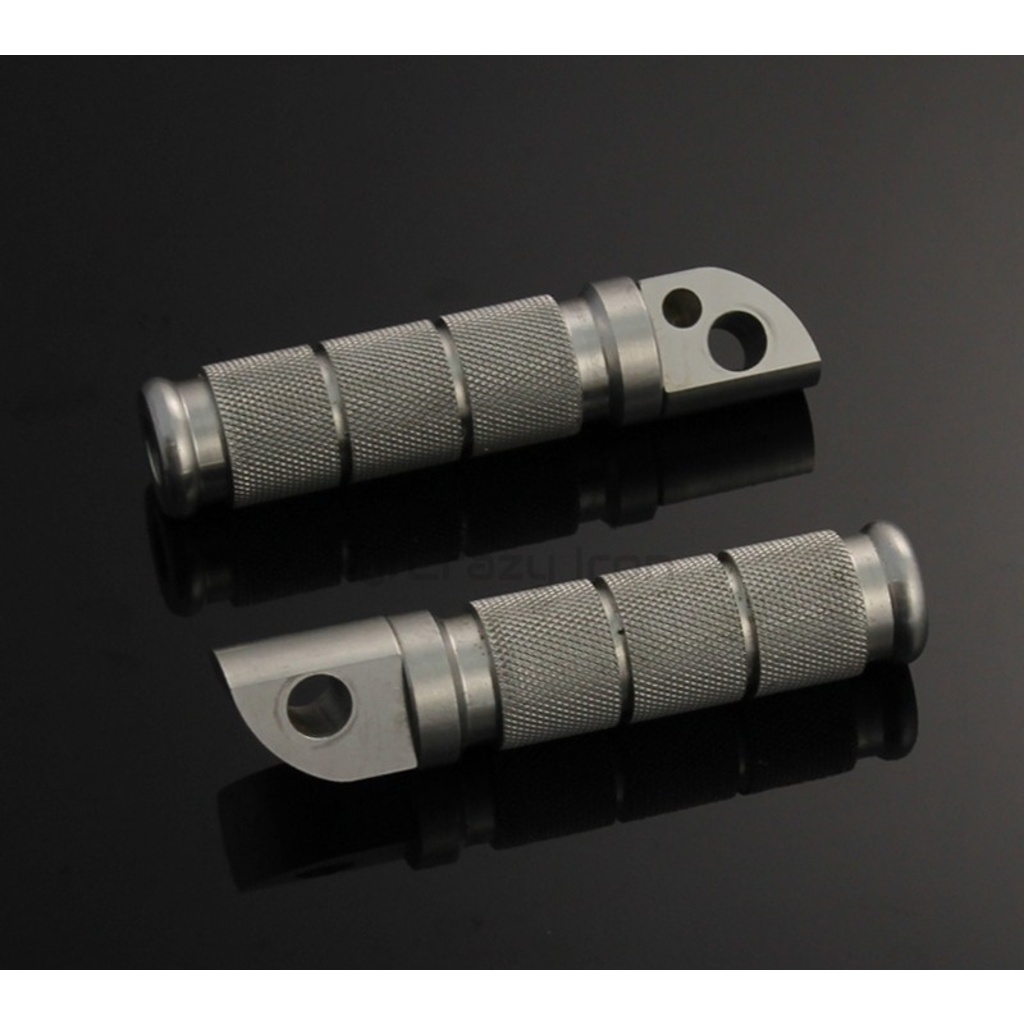 Подножки задние  Yamaha CRAZY IRON серебристые тип 2